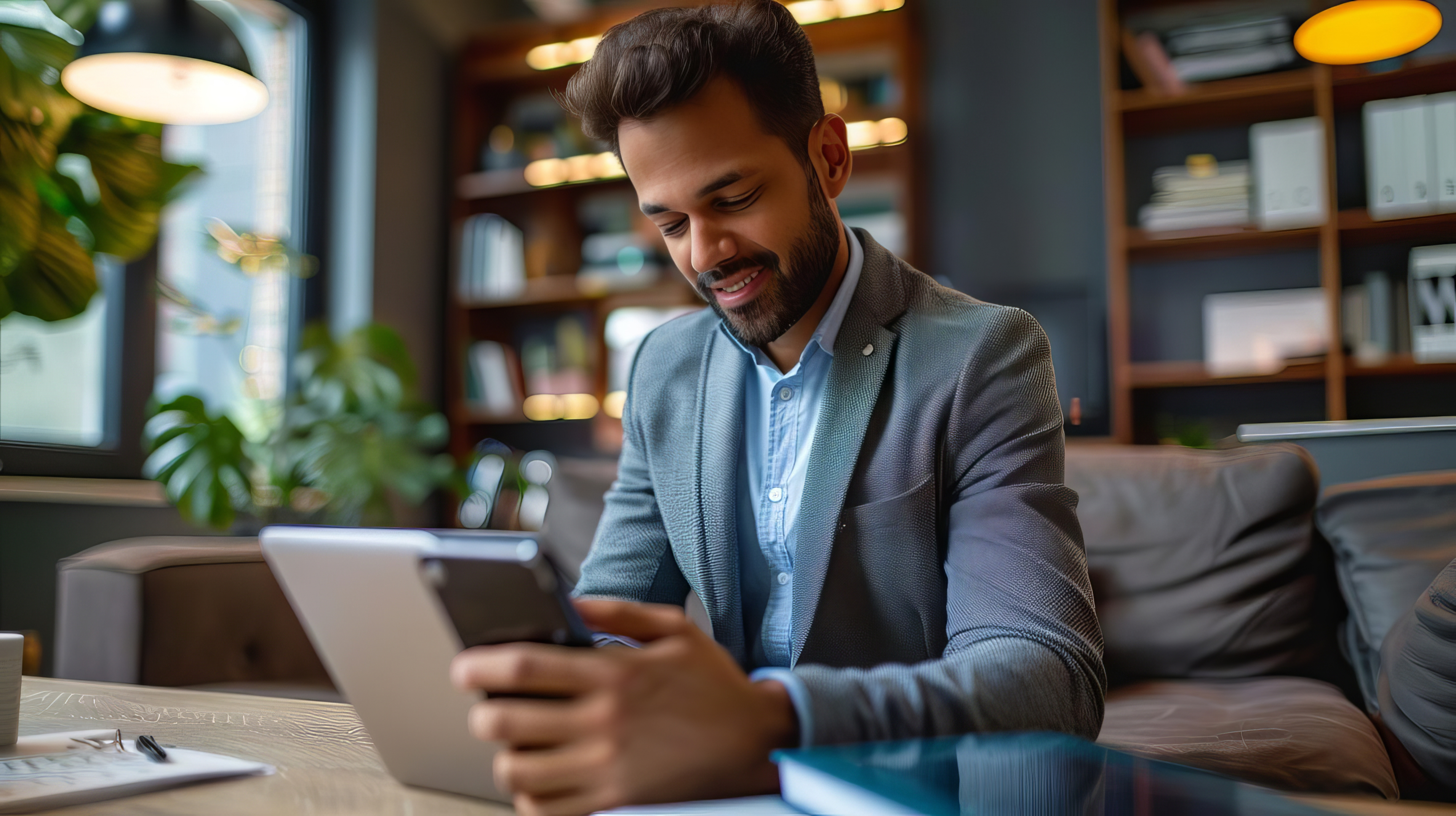 Employer reviewing candidates on the job board
